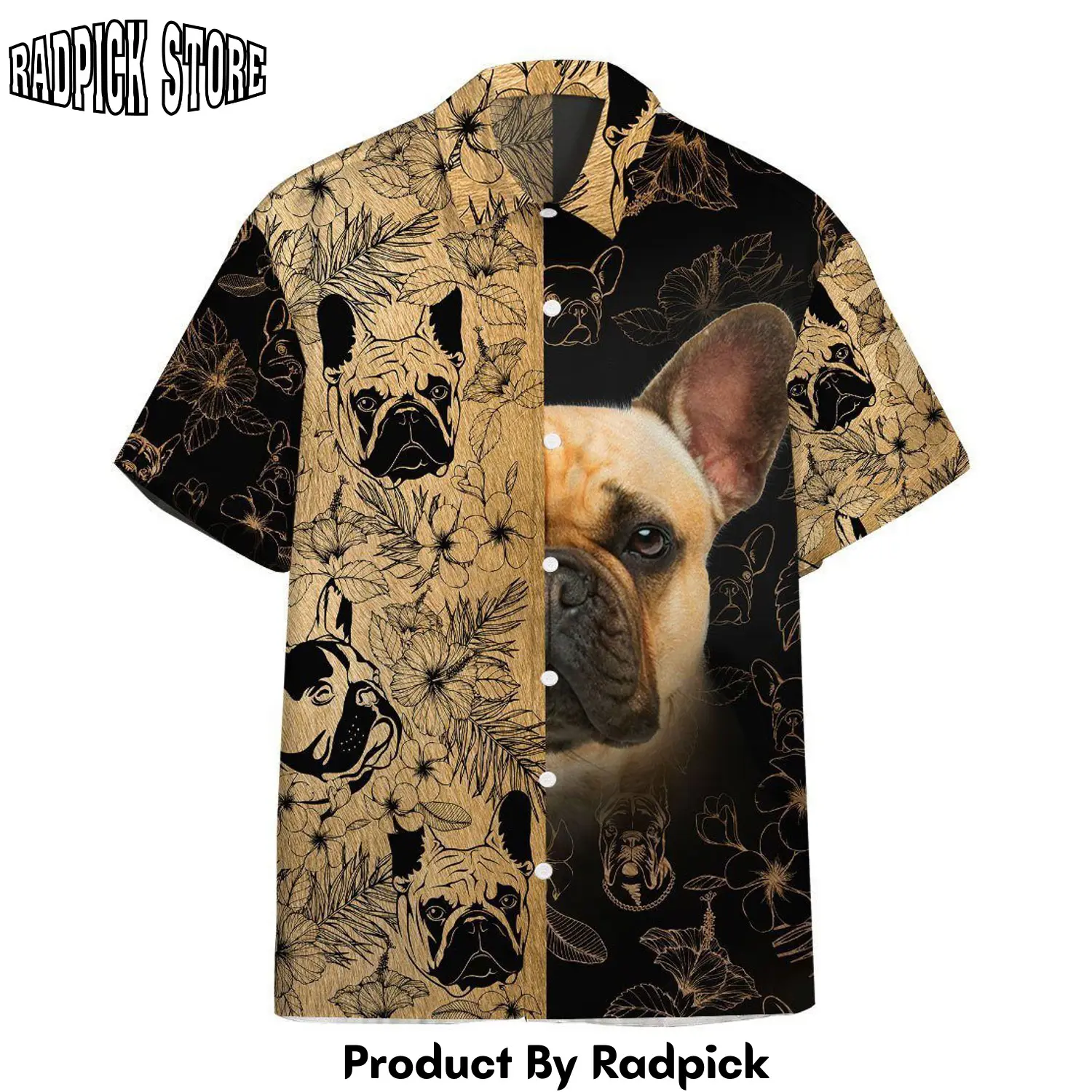 Radpick 3d french bulldog hawaii shirt rp292798